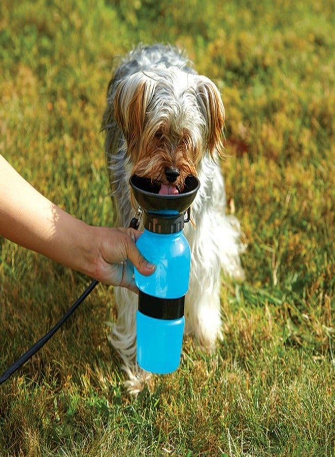 Pups&Pets Water Bowl Bottle Sipper Portable Aqua Dog, Puppy, Cats & Kitten Outdoor Travel Water Bottle Bowl 18-oz Dog Bottle Auto Dog Mug for Pets - 1 Pcs Pack - Image 3